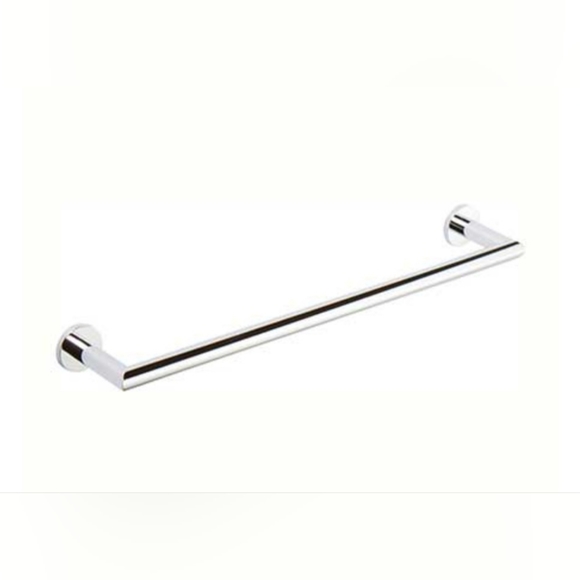 Brass Towel Bar in Polished Chrome - Ginger Kubic 4603/PC 24"  New in Box - Picture 2 of 3